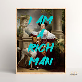 Poster Arte Alterada de Parede de Pintura Renascentista