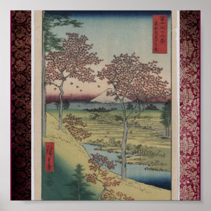 Poster Arte-Ando japonesa Hiroshige 10 do Poster-Vintage