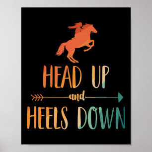 Poster Arte Anel De Cavalo Para Mulheres Meninas Rajadas 