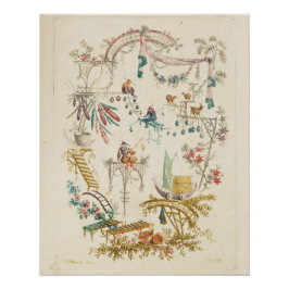 Póster Arte Antiga - Anne Allen Jean-Baptiste Pilleme