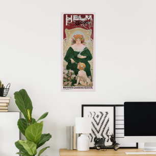 Poster Arte Antiga Arte Nova Helm Cacao por Privat Livemo