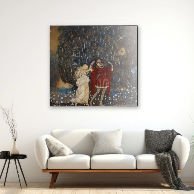 Poster Arte Antiga Princesa e Príncipe John Bauer (Criador carregado)