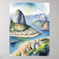 Arte aquosa do Rio de Janeiro