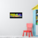 Poster Arte Arco Arco-Íris abstrato 3D (Nursery 1)