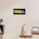 Poster Arte Arco Arco-Íris abstrato 3D (Living Room 3)
