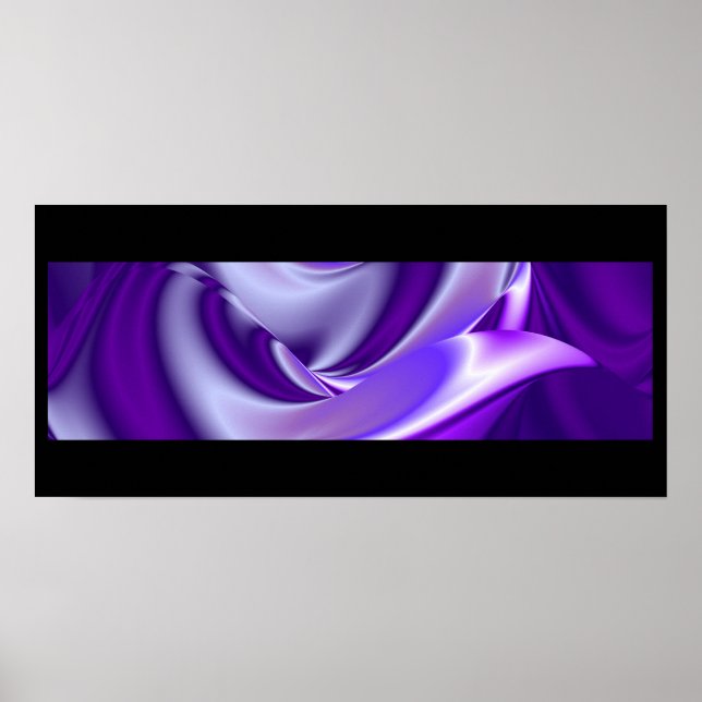 Póster Arte arco-íris Abstrato 3D (Frente)