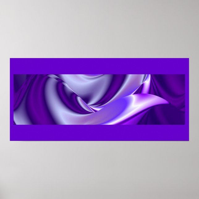 Póster Arte arco-íris Abstrato 3D (Frente)