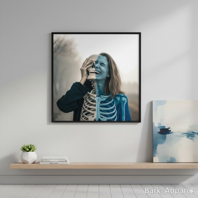 Poster Arte Assustadora de Dupla Exposição (Criador carregado)