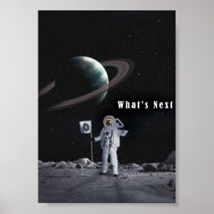 Poster Arte astronauta espacial Arte digital