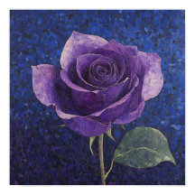 Arte Botânica Floral Rosa Linda Decoração de Quart