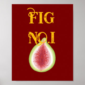 Poster Arte botânica vintage para parede