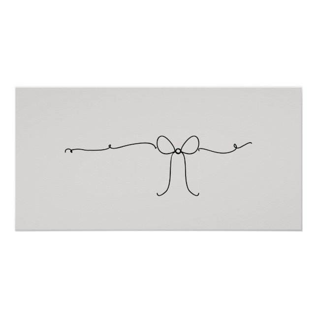 Póster Arte Caneta Arco Bonito (Frente)