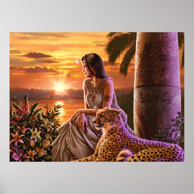 Póster Arte Canvas "Nile Sunset" (Frente)