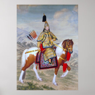 Póster Arte chinesa antiga do vintage