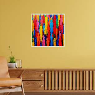 Poster Arte Colorida de Conexão Humana