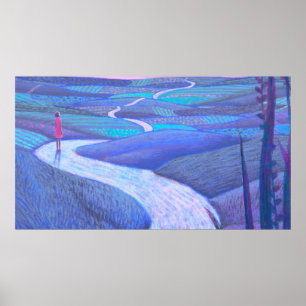 Poster Arte conceitual, trabalho de arte surreal, sonho d