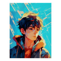 Arte Criativo de Anime para Parede | Rapazes 18