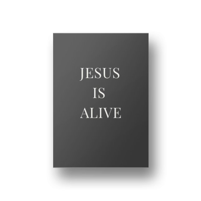 Poster Arte Cristã Pôster Jesus Está Vivo  (Criador carregado)