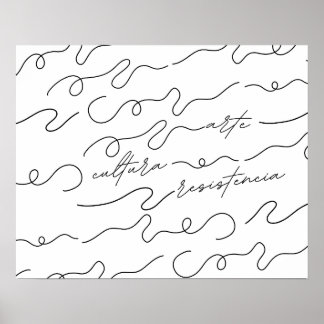 Poster Arte, Cultura, Resistência