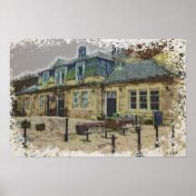 Arte da Estação Ferroviária de Hebden Bridge