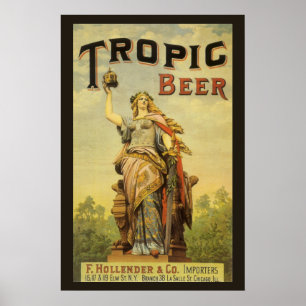 Poster Arte da etiqueta do produto do vintage, gladiador