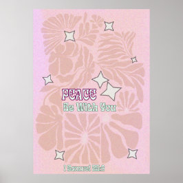 Poster Arte da Galeria Cristã Paz Seja Com Você 