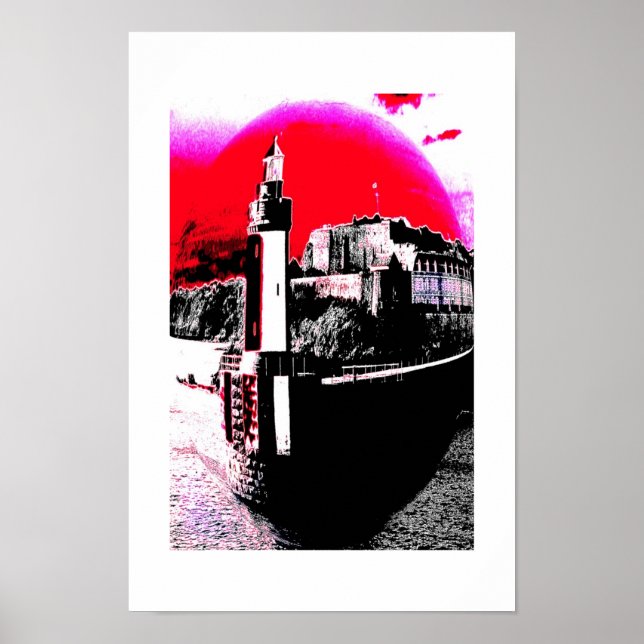 Póster Arte da luz de navegação (Frente)