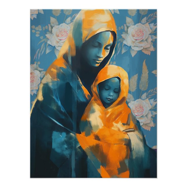 Póster Arte da Maternidade Sentimental em Poster brilhant (Frente)