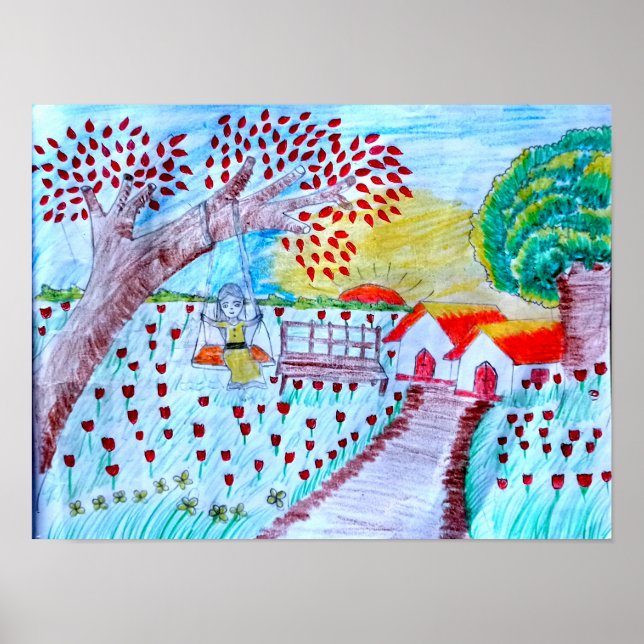 Poster Arte da Natureza ao Ar Livre (Frente)