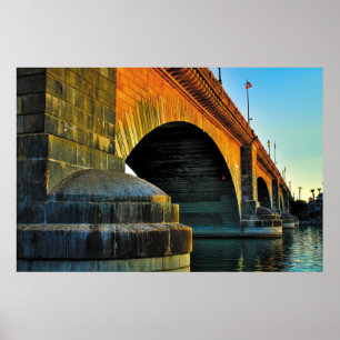 Póster Arte da parede da ponte de Londres
