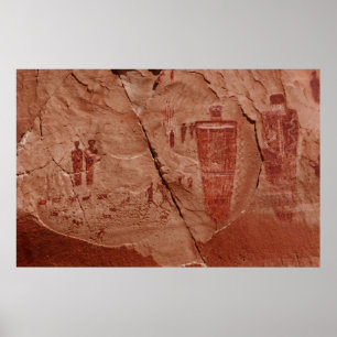 Póster arte da rocha dos canyonlands