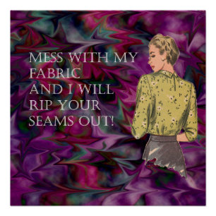 Póster Arte da sala Sewing