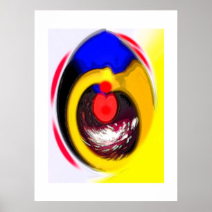 Póster Arte da surpresa do ovo