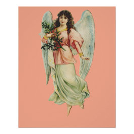 Póster Arte da Vigilância Divina e Graça do Anjo da Guard