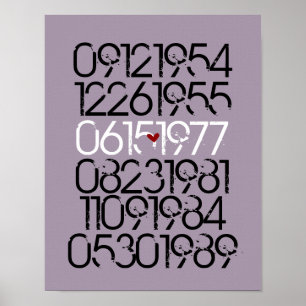 Poster Arte datado da parede - estilo afligido - 3