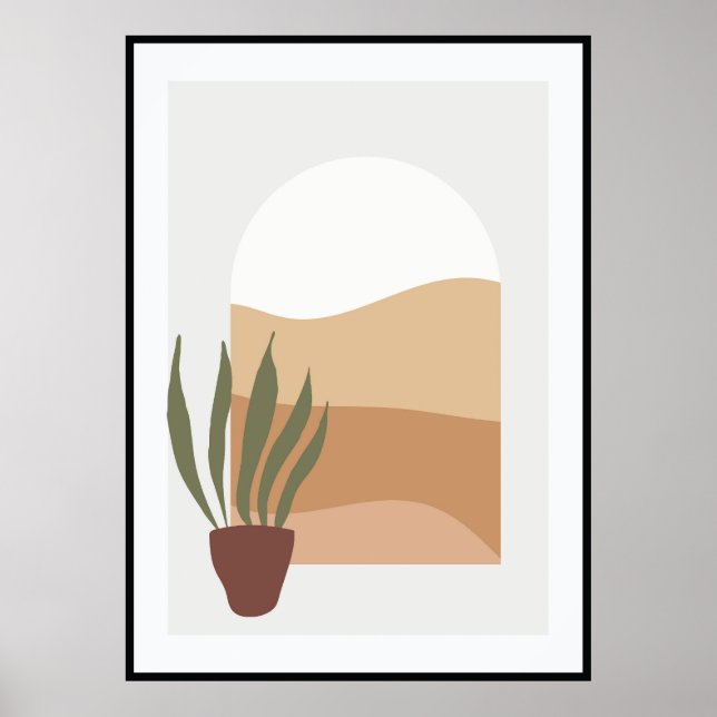 Poster Arte de abstrato contemporânea (Frente)