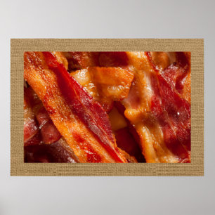 Póster Arte de Bacon divinamente Decadente