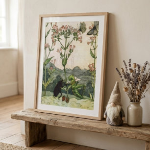 Poster Arte de berçário da natureza de Else Wenz-Vietor v