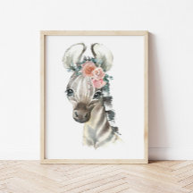 Arte de Berçário de Animais da Selva Safari, Zebra