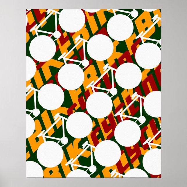 Póster arte de bicicleta (Frente)