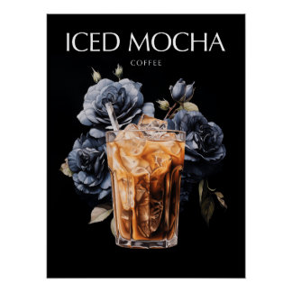 Póster Arte de Café Mocha Gelado
