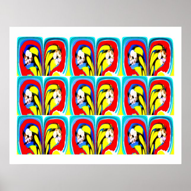 Poster Arte de calor tropical (Frente)