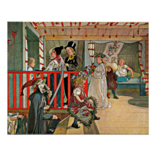 Póster Arte de Carl Larsson: Um Dia de Celebração