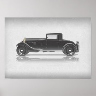 Poster Arte de Carro Retrô 