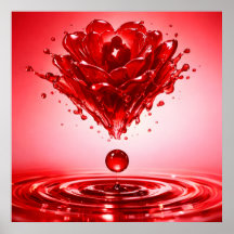 Arte de Casal Rosa Líquida Amor Eterno