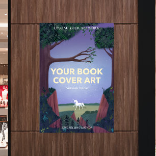 Poster Arte de Cobrir de Livro   Promocional de Lançamen