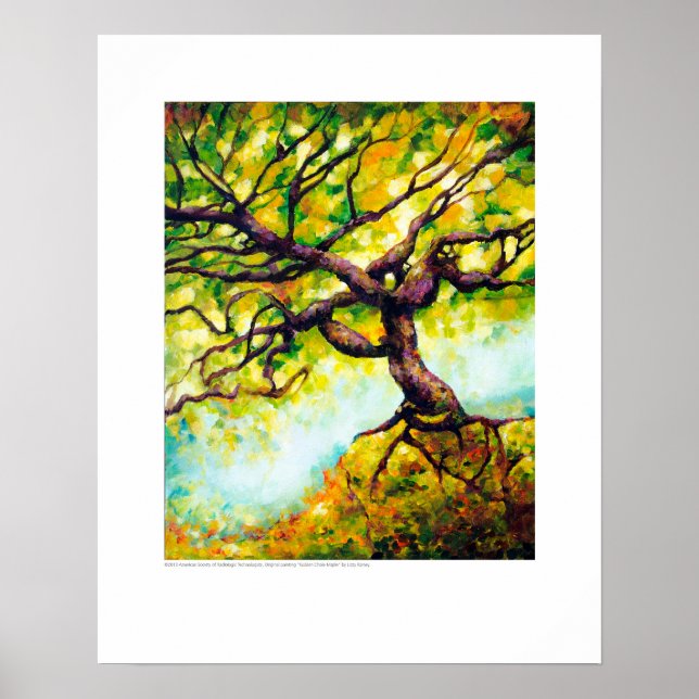 Poster Arte de Cobrir de raios X - Ouro Chole Maple por L (Frente)