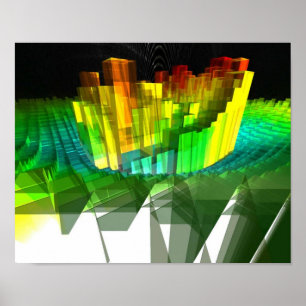 Poster arte de computador por Dave Scruton: "Mandel "