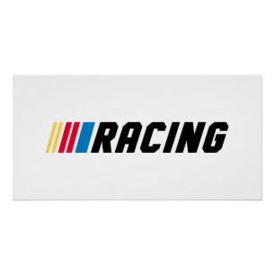 Póster Arte de Corrida da NASCAR