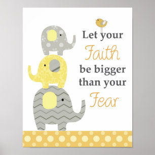 Poster Arte de cotação para salas de infantários e infant